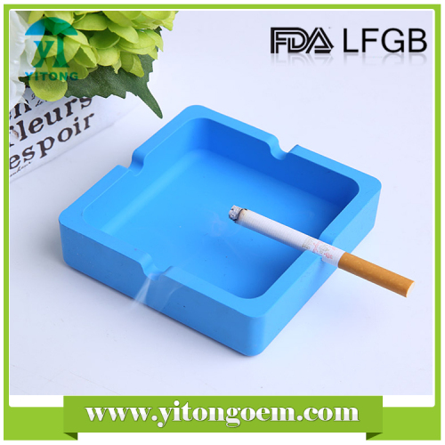 China latest item 100% food grade silicone outdoor ashtray