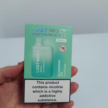 잃어버린 Mary BM600 퍼프 일회용 vape 도매 vape