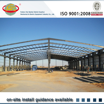 Professional manufacturer supply steel metal building with ventilation system