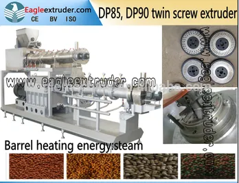 Expanded animal food pellet making machine/fish food processing machinery
