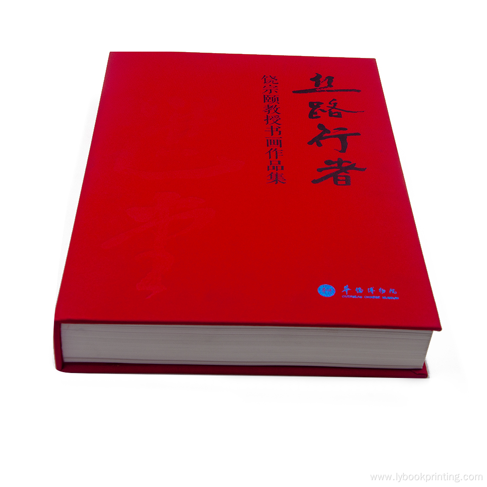 Special Binding Hardcover fabric cloth cover book