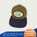 Topi Bisbol Cuci Trucker Mesh Patch Keluarga Beruang