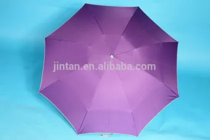 advertising UV protection Pongee fabric folding sun and rain umbrella