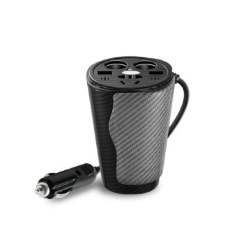 Universal Voice Control Car Power Inverter with Lights and Multi-Function Charger