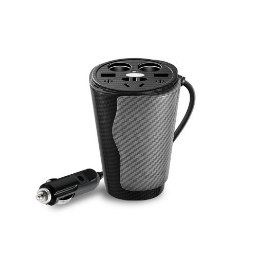 Universal Voice Control Car Power Inverter with Lights and Multi-Function Charger