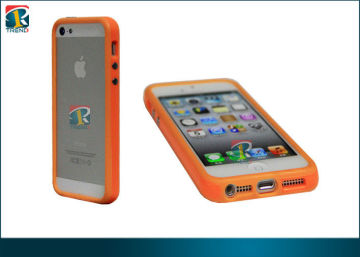 Orange, Black, White Original Thinnest 2tone Color Bumper For Iphone 5 Protective Case