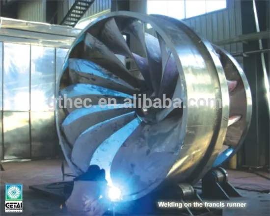 Mini hydro Francis water turbine generator runner
