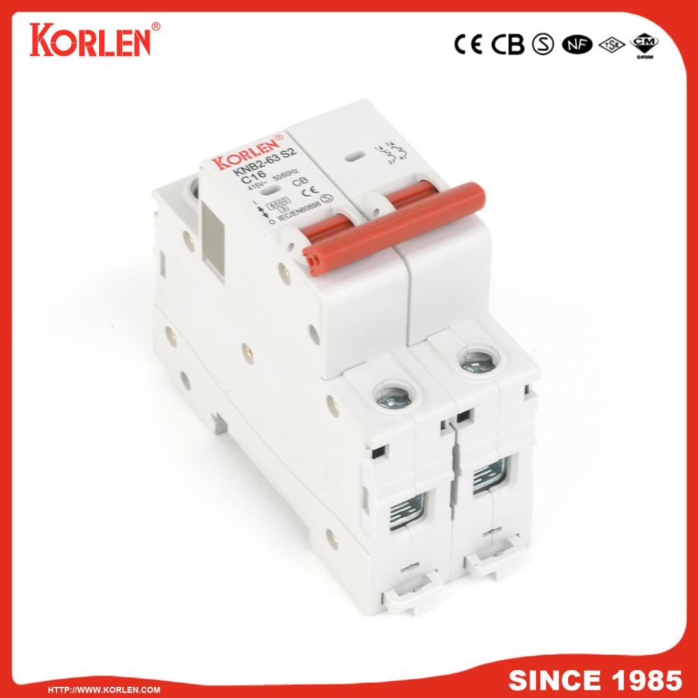 Miniature Circuit Breaker 3KA 32A CB KNB2-63 2P