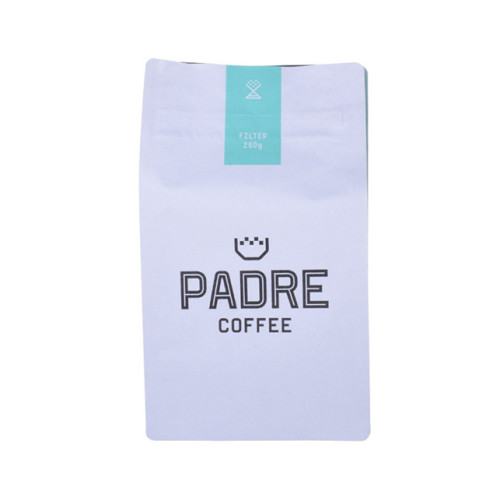 Plastic cafe bag with pocket zipper and valve