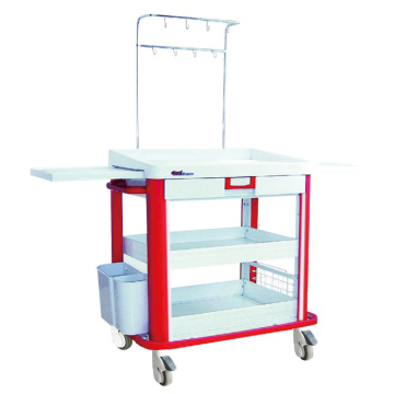 Hospital ABS Customized Drawer Size I.V. Trolley