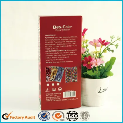 Makeup Eyeshadow Palette Packaging Box