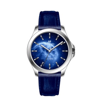 Acier inoxydable personnalisé The Earth Quartz Wrist Watch