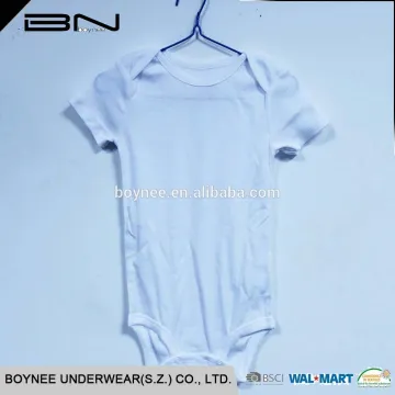 2017 Custom Print Natural Fiber Baby Romper Baby Clothes Romper