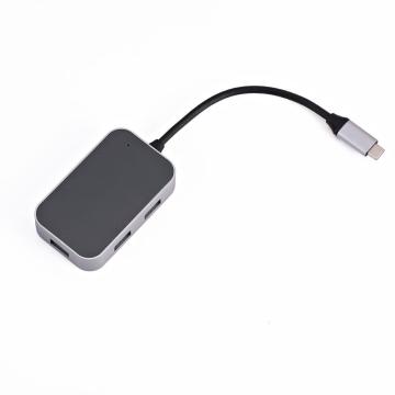 Estación de acoplamiento 3 en 1 USB C HUB