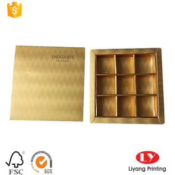 Fancy paper chocolate packaging box gift