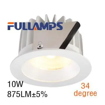 dimmable downlights 10watt, recess down light,sharp cob led