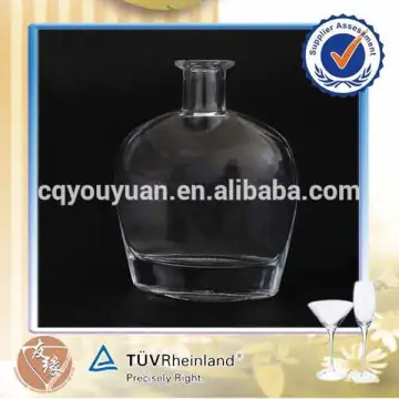 Elegant Shape Cork Tot Cheap Glass Wine Bottles 500ml
