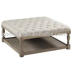 French Furniture (Tufted Ottoman S1083)