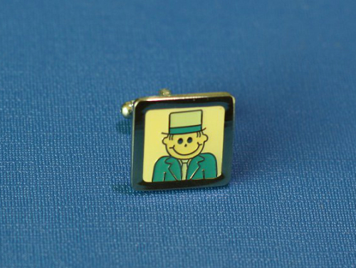 Cartoon Metal Cufflinks, Square Cufflinks (GZHY-XK-010)