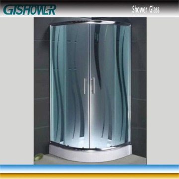 Tempered Shower Glass (Acid No 3)