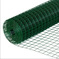 Color verde PVC Mesh de alambre soldado recubierto de PVC