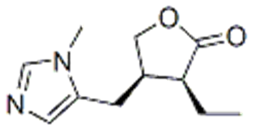 2(3H)-Furanone,3-ethyldihydro-4-[(1-methyl-1H-imidazol-5-yl)methyl]-,( 57263518,3S,4R)- CAS 92-13-7