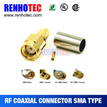 rp-male pcb sma connector terminals for sma
