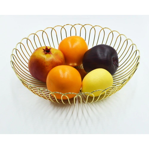 Fruit Basket, 304 Stainless Steel Fruit Bowl, Countertop Fruit