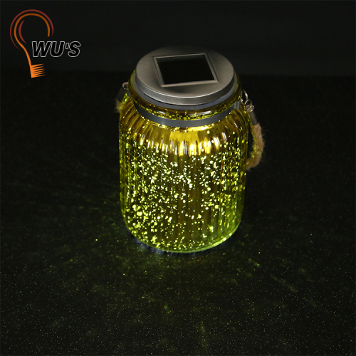 Hot selling Amorphous solar panel glass lights solar fairy lights outdoor