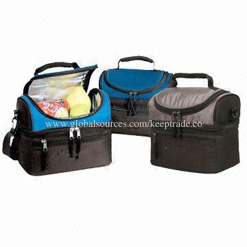 BBQ Cooler Bags with Adjustable Shoulder Strap, Top Zip Closure
