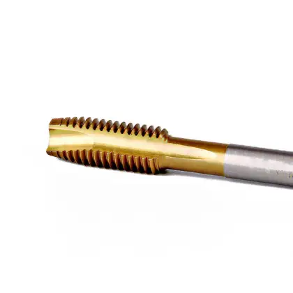 Royal Sino Tin Coated HSS-E ISO Spiral Point Threading Machine Taps M5x0.8