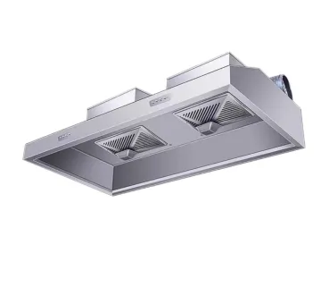 Commercial Kitchen Stainless Steel Exhaust Hoods: Smoke & Cook Range Extractors