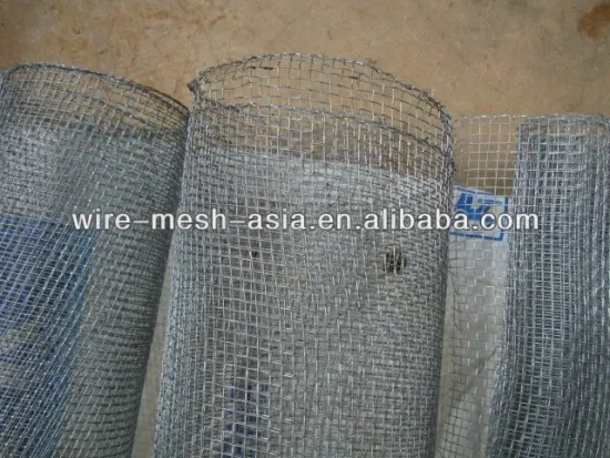 galvanized/hot dipped/ss Crimped Wire Mesh&filter liquid and gas wire mesh