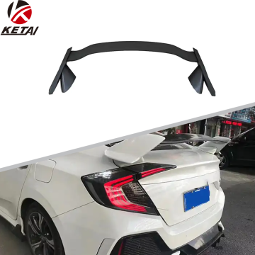 Type-R Style ABS Πίσω προφυλακτήρας Spoiler για Honda Civic Sedan 2016-2022