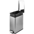 Slim Stainless Steel Step-on kitchen Trash Can