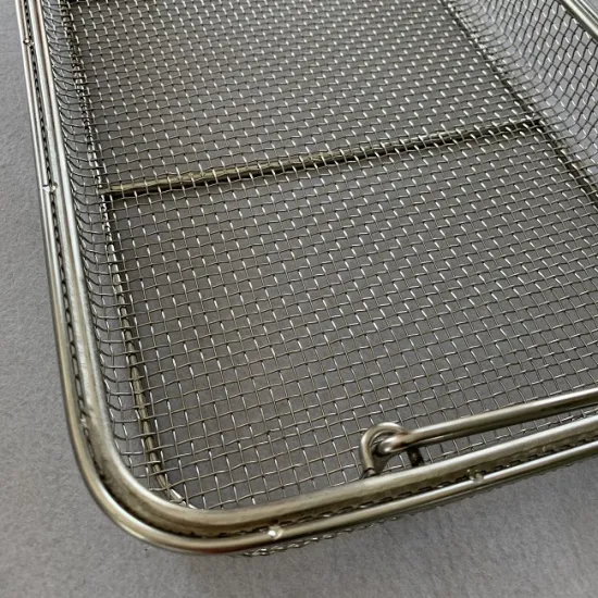 Stainless Steel 304 316 Wire Mesh Baskets for Hospital Sterilization and Storage