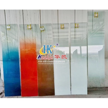 Color gradient PVB Film