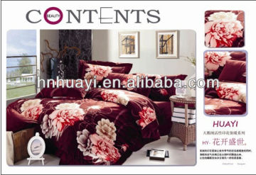 home bedding printing velboa fabric