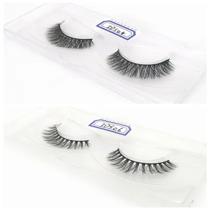 100% 3d silk fiber eyelashes Design Logo Boxes