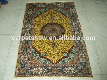 2.5*4 ft Hand Knotted Single Knots Carpet silk rugs