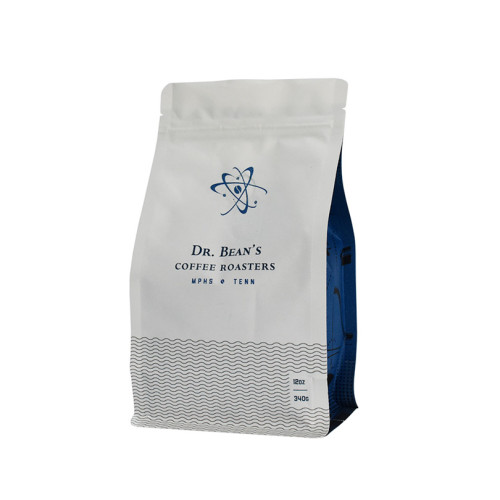 Fugtbeskyttet UV-spotkompostable zip-tasker til te