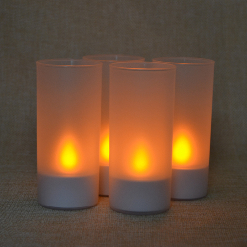 Rechargeable Flameless Tea Lights With Remote Control