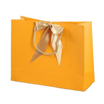 2021 Girls' Colored Birthday Wedding Gift Bow Kraft Paper Handbag