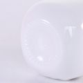 White glass special shape essential oil bottle