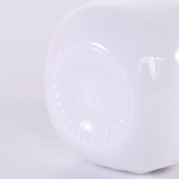 White glass special shape essential oil bottle