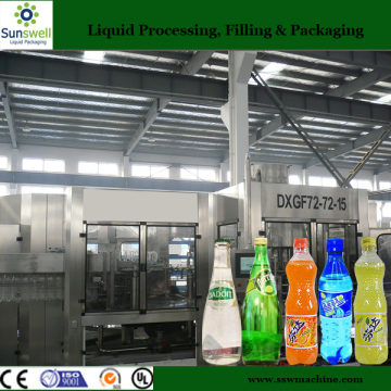 High Efficiency for Automatic Soft Bottle Filling of Carbonated Pet Bottle Filling Line