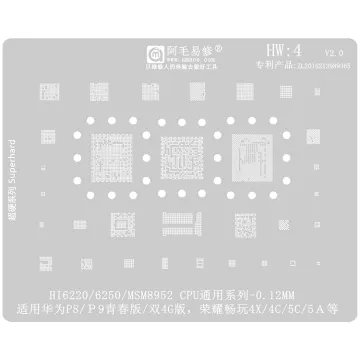 Amaoe Mobile Phone Repair Tools for iPhone 5/5C/5S CPU IC SSD BGA Stencils