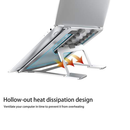 Soporte ajustable para computadora portátil, soporte ergonómico para computadora con elevador