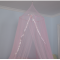 Bedroom King Size Bed Pink Color Mosquito Net