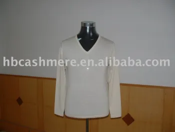 cashmere V-neck sweater